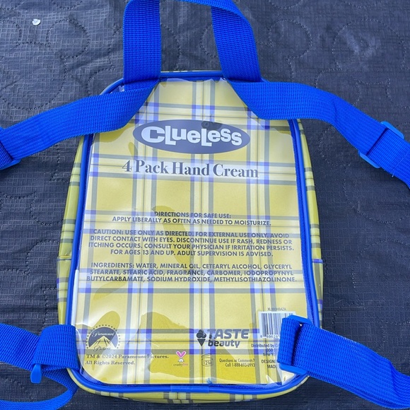 Clueless Clear Backpack with 4 Scented Hand Creams (1oz) each New in Package - Picture 3 of 4